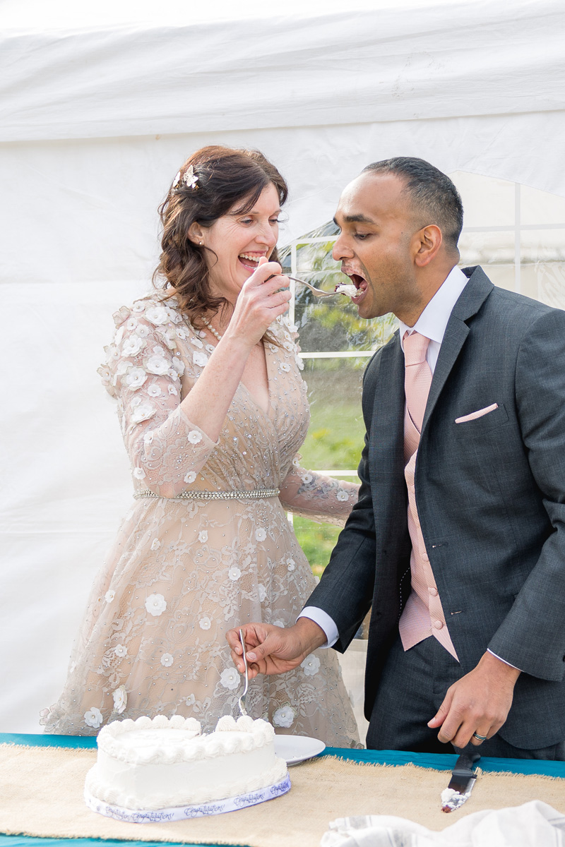 the cake I made for my friend's wedding.