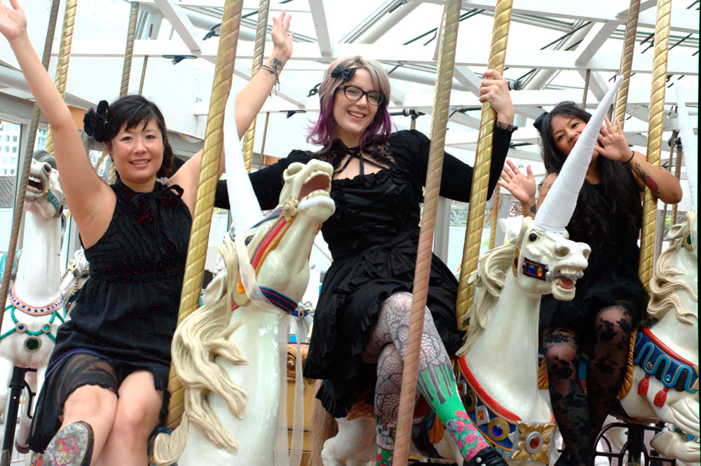 Mia, Josipa, and Pamela
