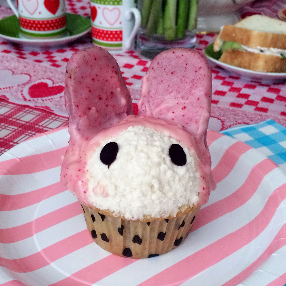 Vegan My Melody cupcake