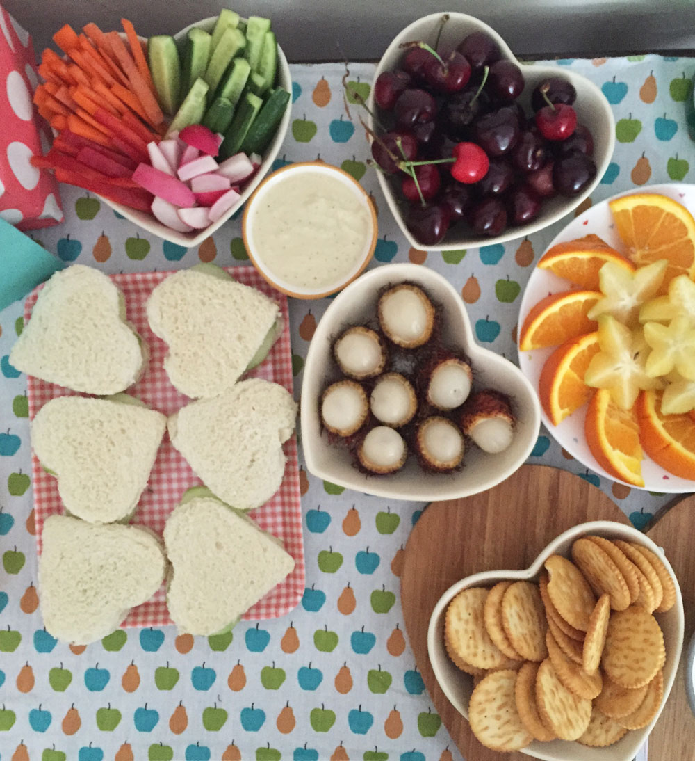 vegan tea party food