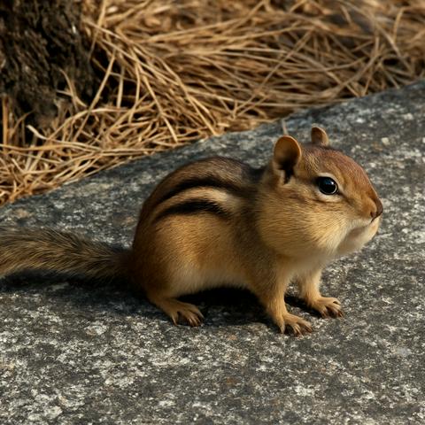 chipmunk with puffy cheeks