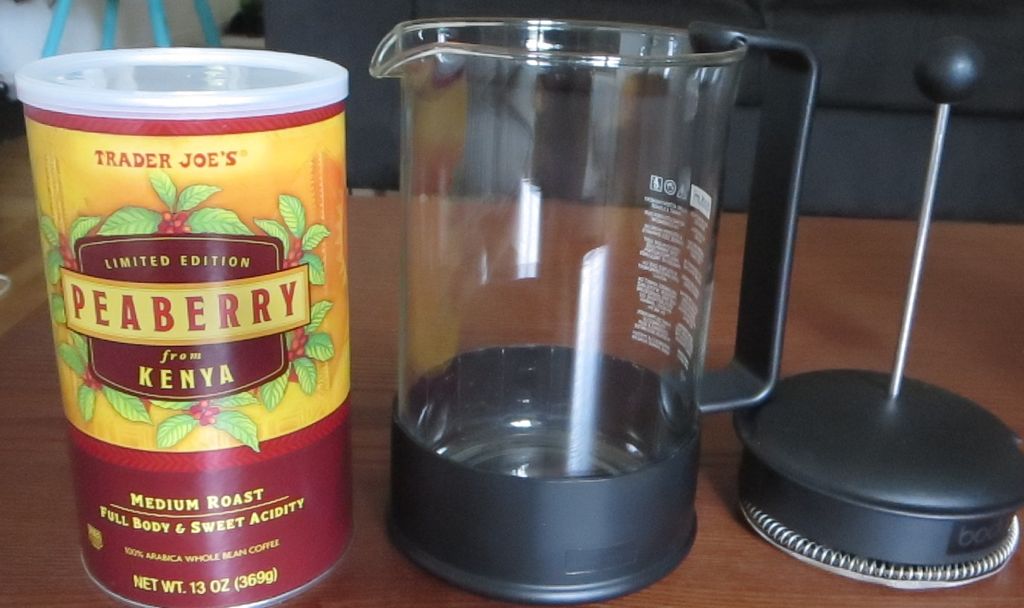 Peaberry coffee from Trader Joe&rsquo;s