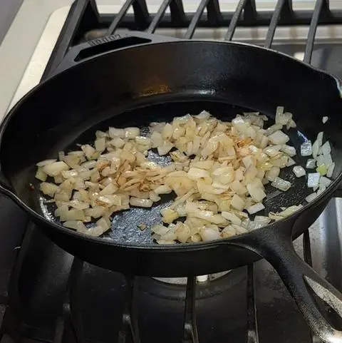 sauteeing onions