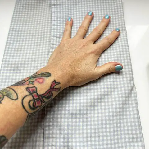 wicking the moisture out of the tofu