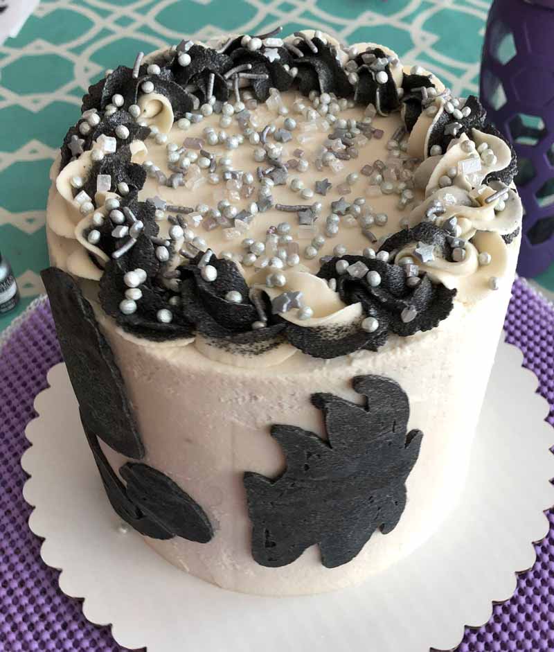 adding vegan sprinkles