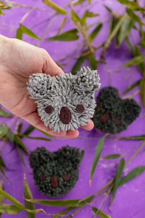 vegan koala cupcake