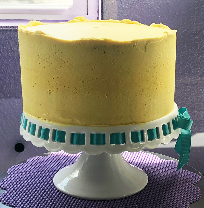 pokemon cake covered in yellow frosting