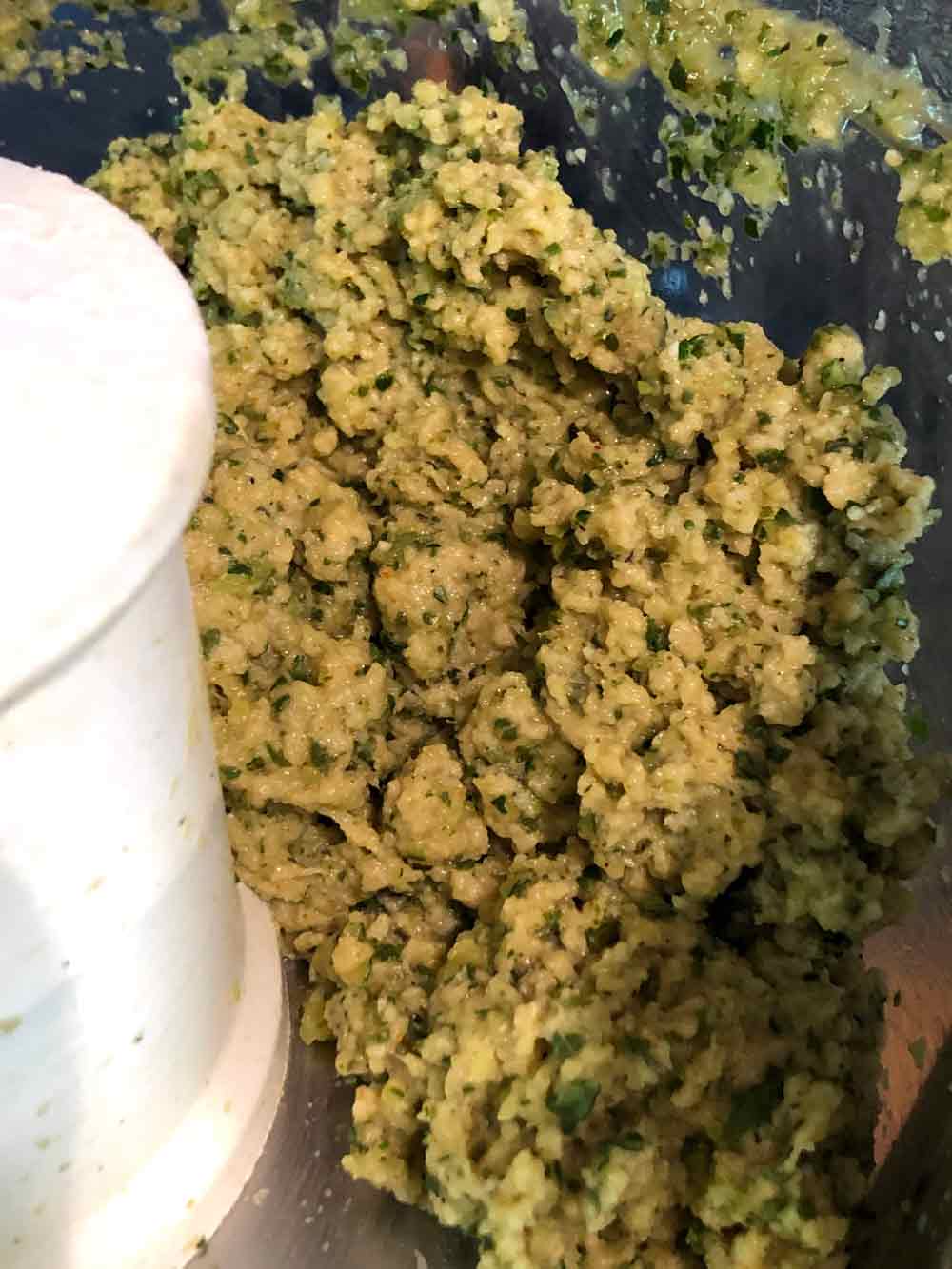 Vegan Zucchini Meatball Dough