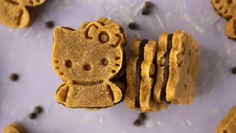 chocolate peanut butter sandwich cookies