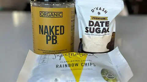 the 3 ingredients needed to make 3 ingredient peanut butter cups.