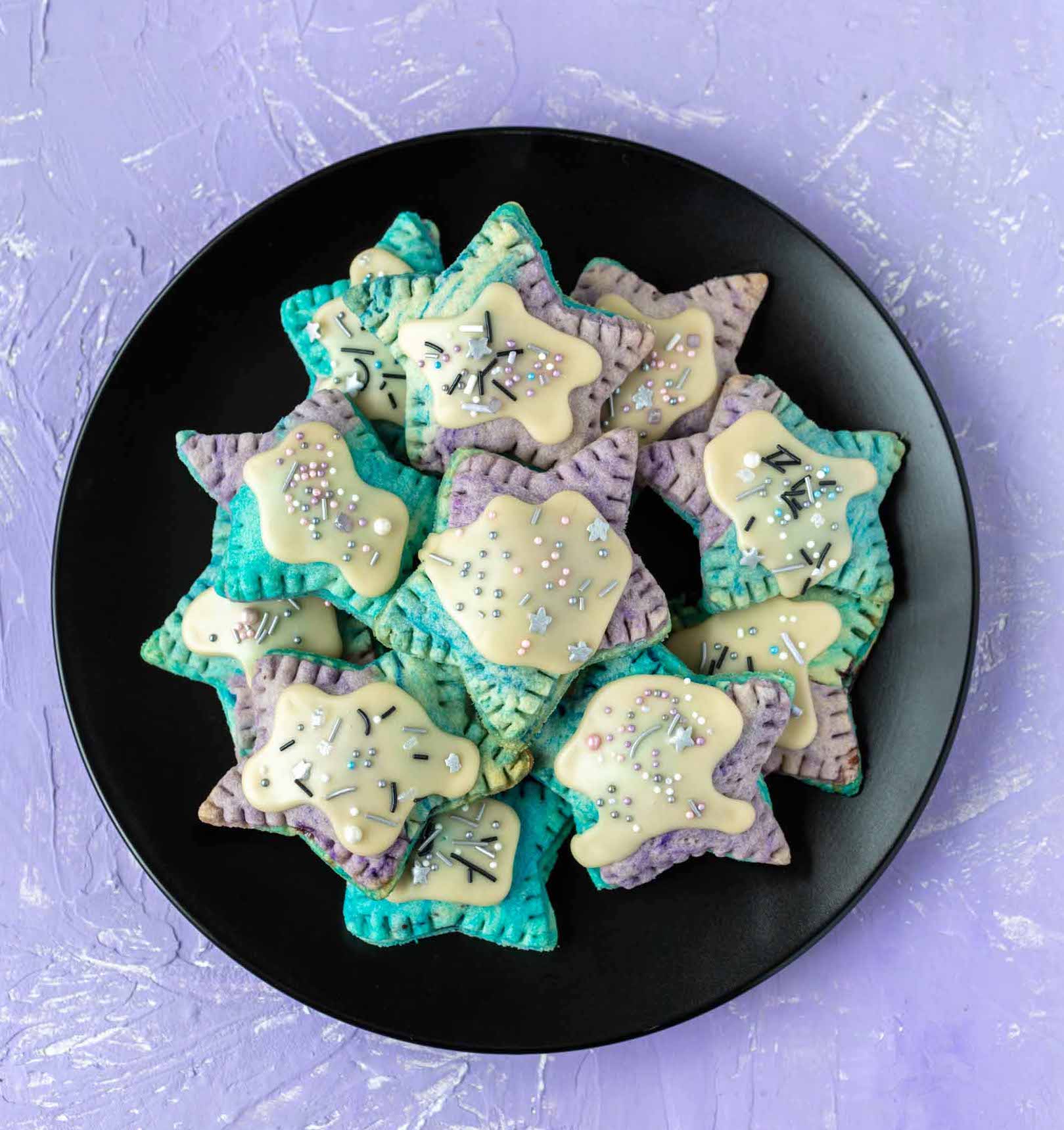 vegan star shaped poptarts