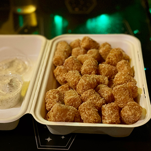 tots from Black Water in Portland.