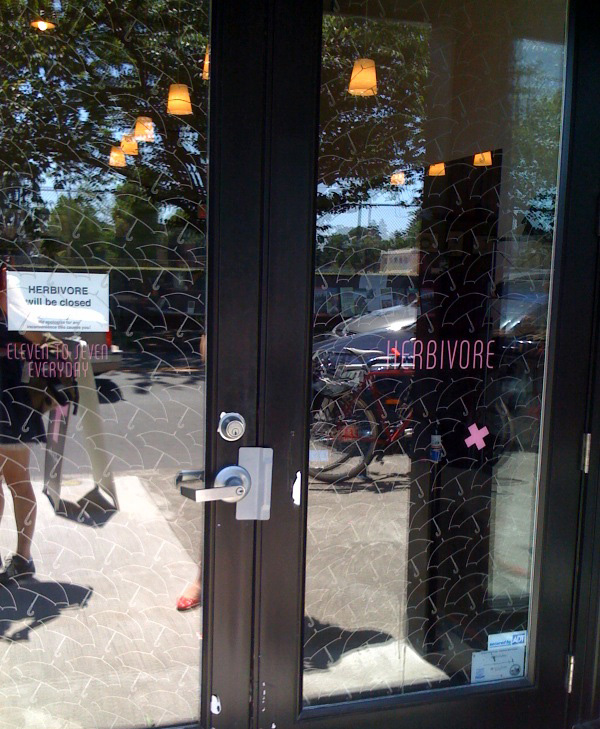 Herbivore at the old location on the vegan block in Portland