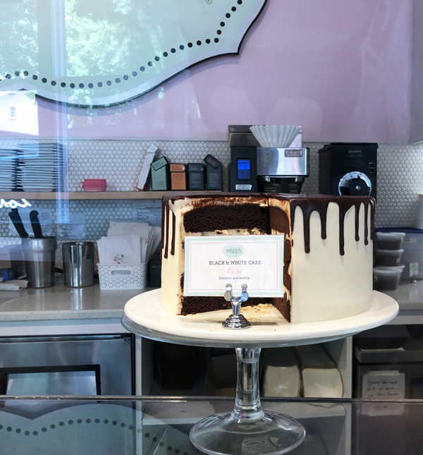 a cake at Petunia’s Pies & Pastries in Portland.