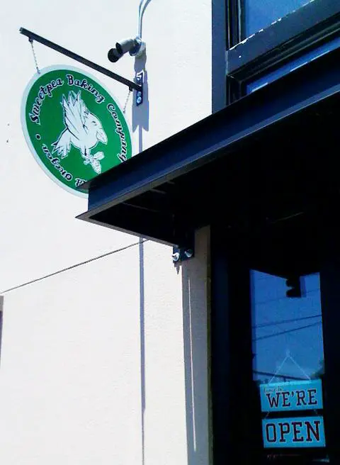 sign outside of Sweetpea in Portland