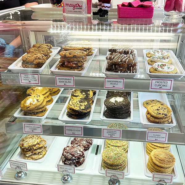 vegan cookies at Maya’s Cookies in San Diego.