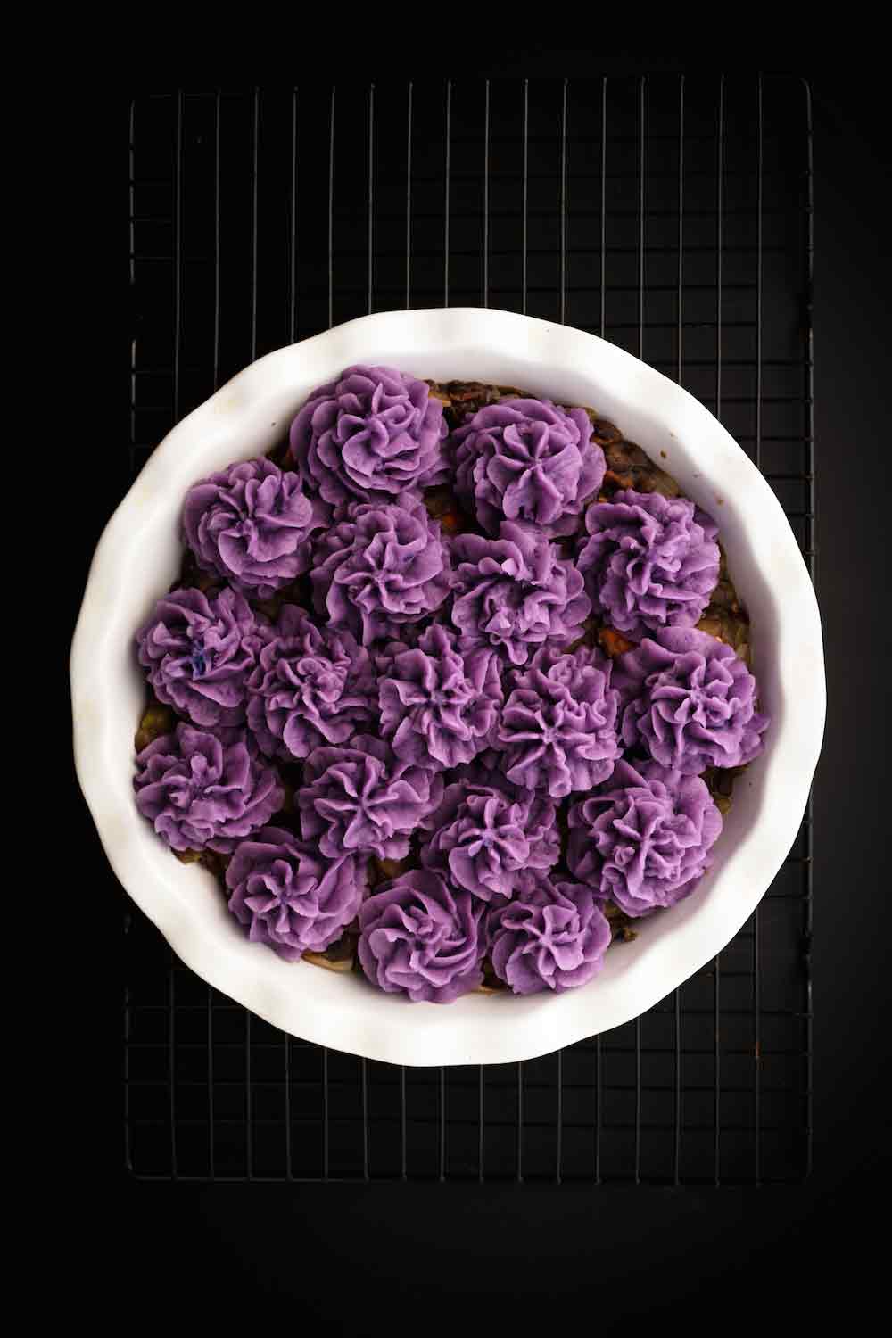 Purple Vegan Shepherd's Pie