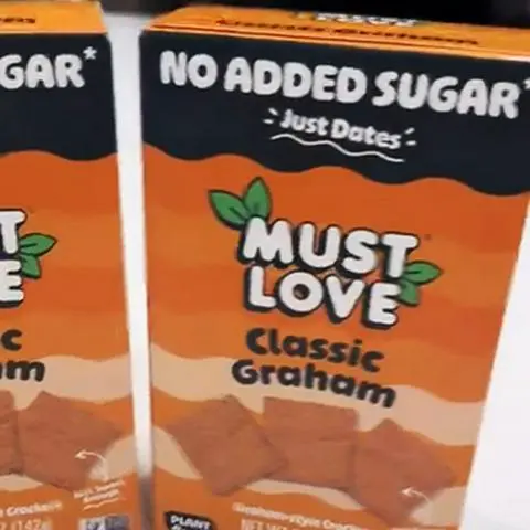 sugar-free vegan graham crackers.
