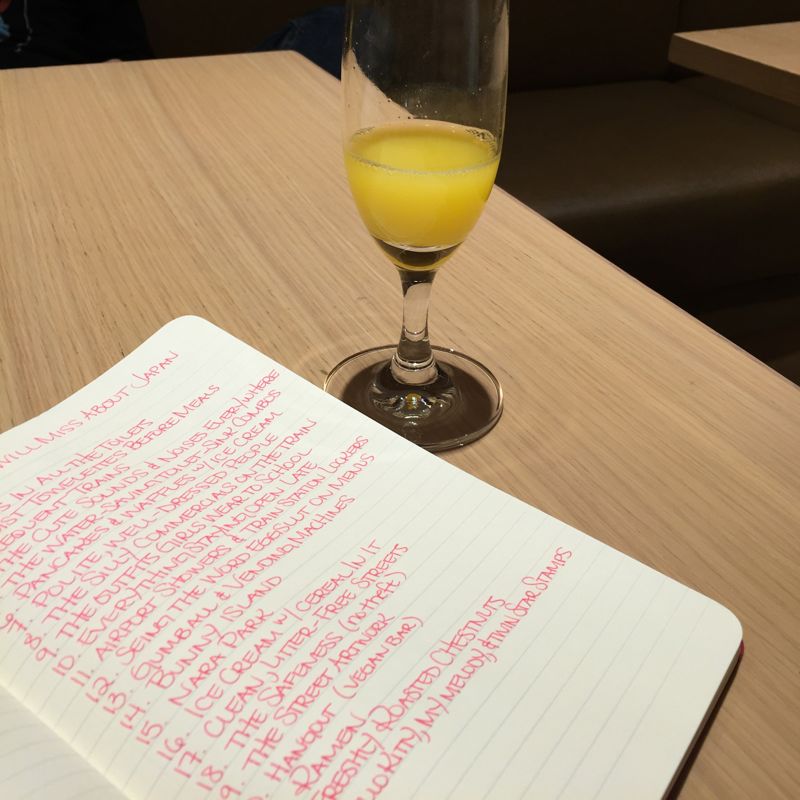 Things I will miss about Japan