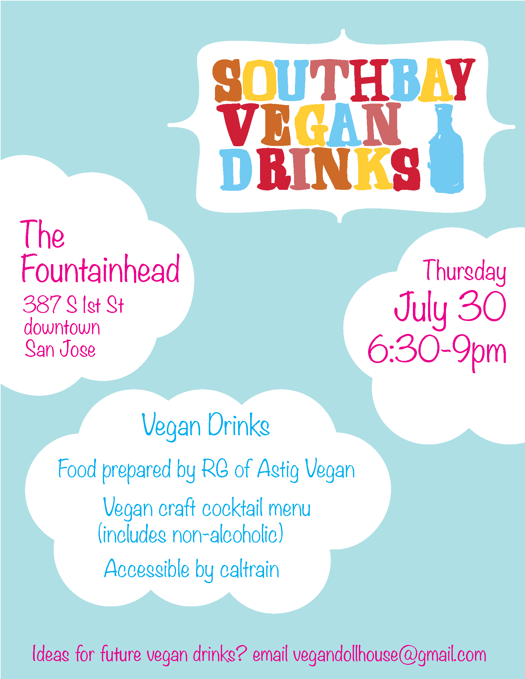 July 2015 South Bay Vegan Drinks